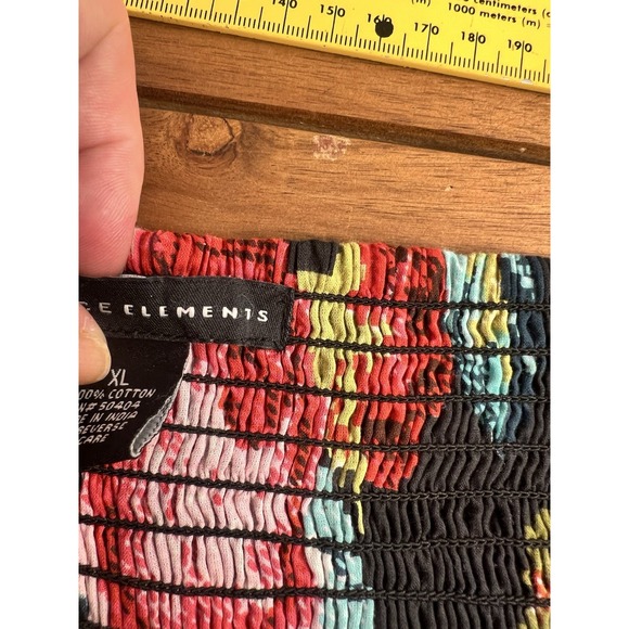 Grace Elements Sz XL Women's Floral 100% Cotton Long Flowing Silhouette Skirt - Picture 7 of 11